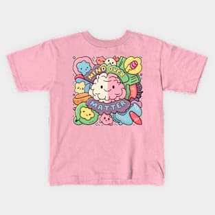 Cute Kawaii Mind Over Matter Kids T-Shirt